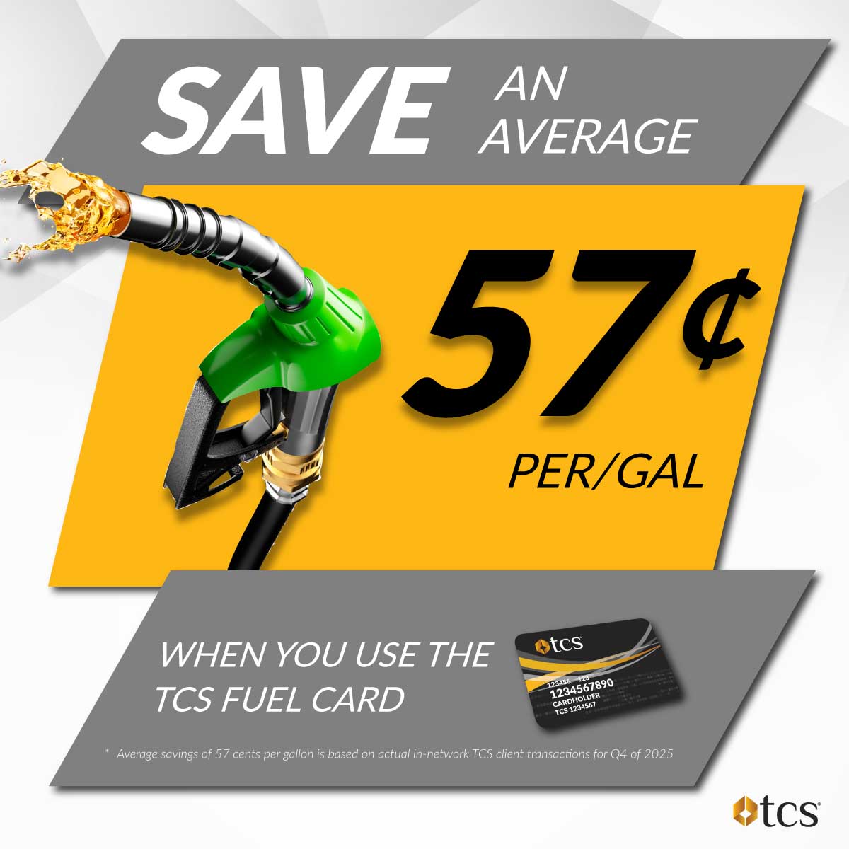 TCS Fuel Discount