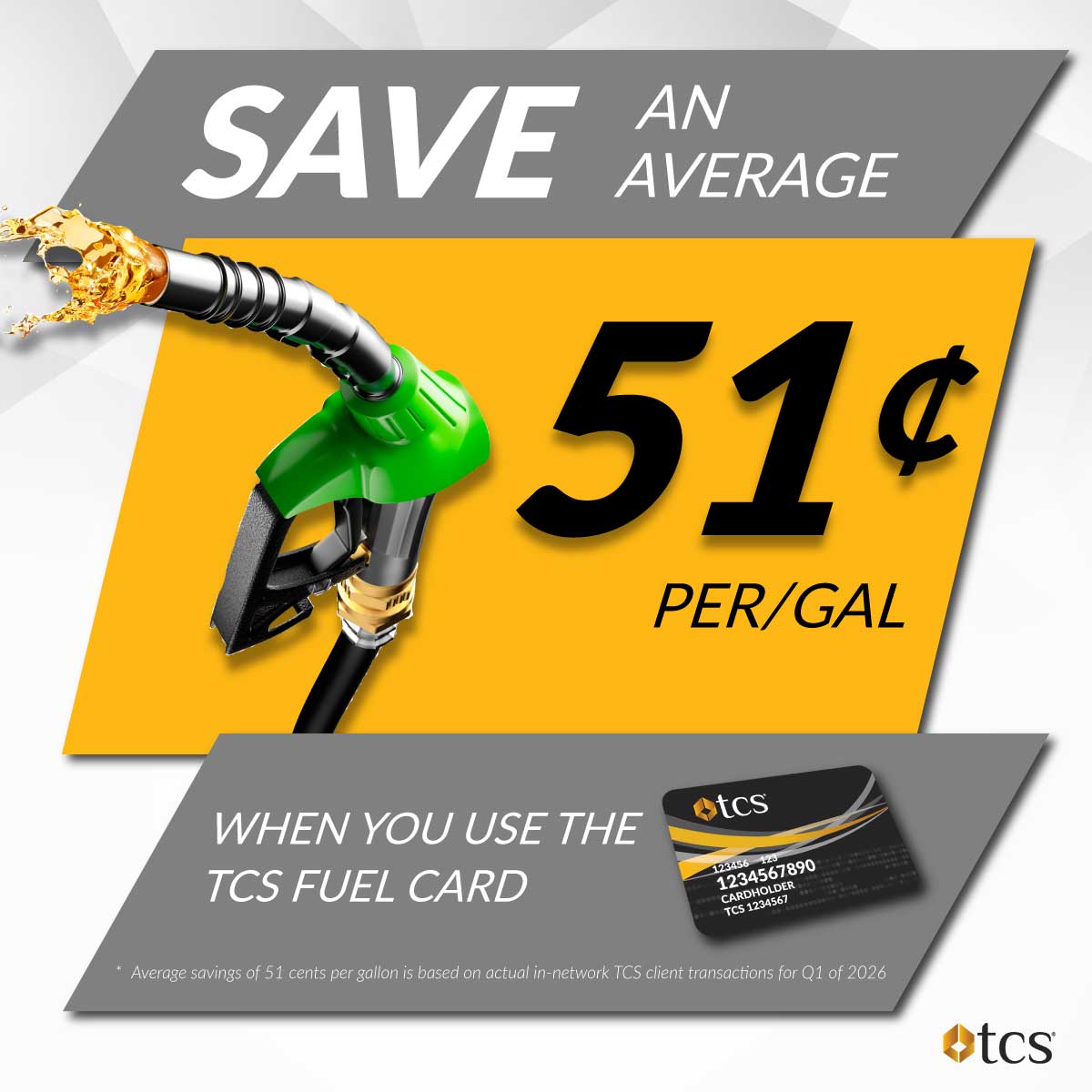TCS Fuel Discount