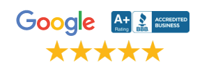 google, FB and BBB 5 star
