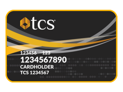 TCS Fuel Card with Numbers TCS Fuel Card