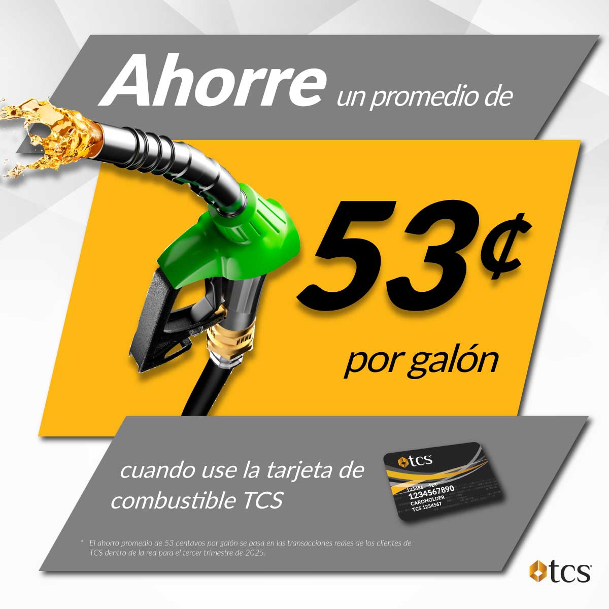 Save on fuel with the TCS Fuel Card