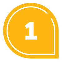 Vector icon number one.