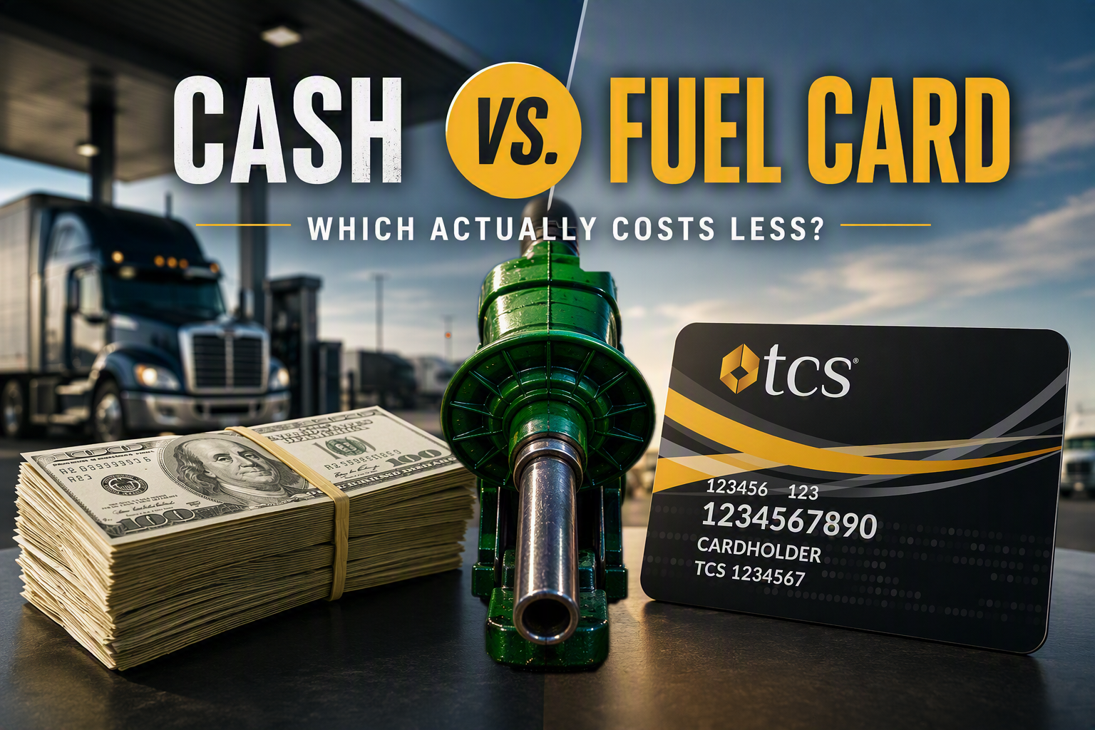Is Cash Cheaper than a Fuel Card for Truckers?
